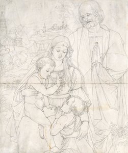 Holy Family with John the Baptist as a Boy by Peter von Cornelius